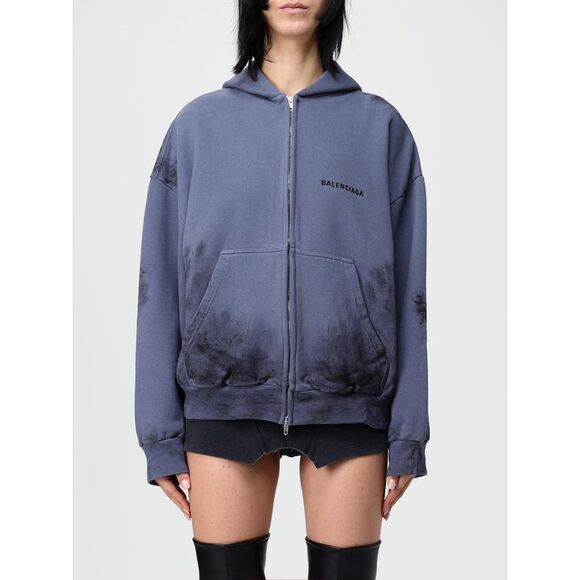Balenciaga Sweater Woman Blue - Picture 1 of 4